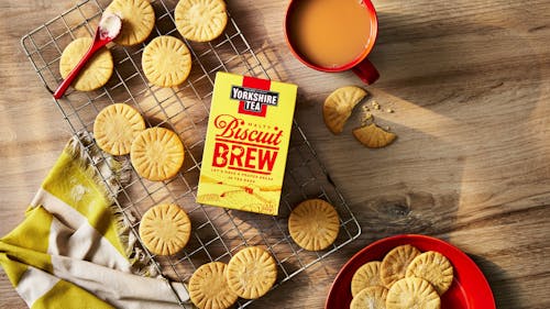 Malty biscuit brew baking